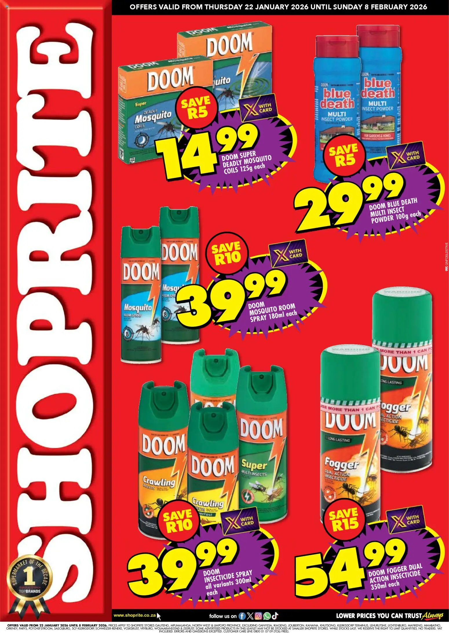 Preview of Shoprite flyer valid from 22/01/2026