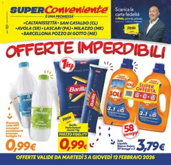 Anteprima dell'opuscolo Volantino Caltanissetta/San Cataldo/Avola/Lascari/Milazzo/Barcellona dal negozio SuperConveniente valido da 03/02/2026