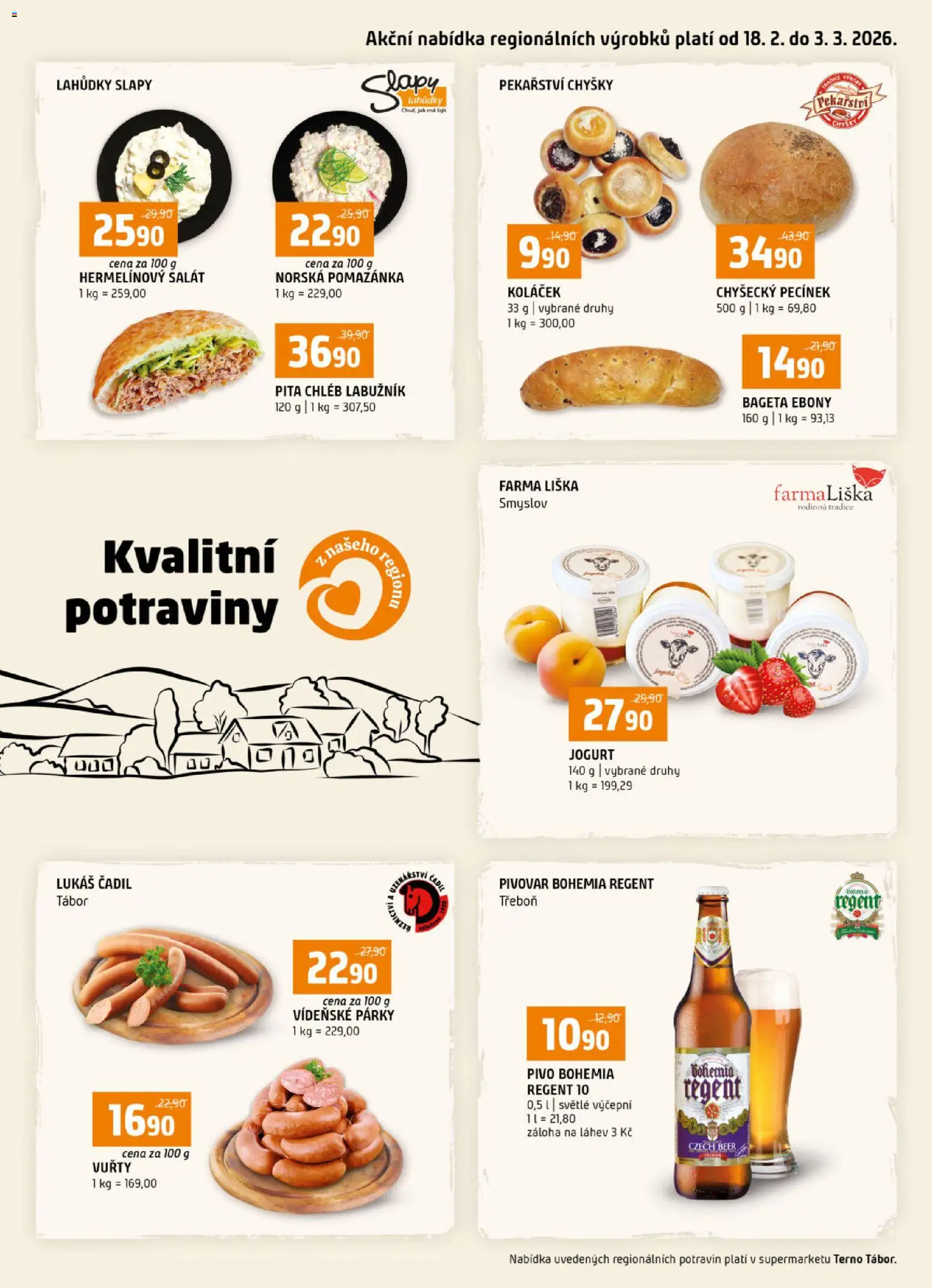 Náhled nabídky: Terno Leták - Tábor platný od 18.02.2026