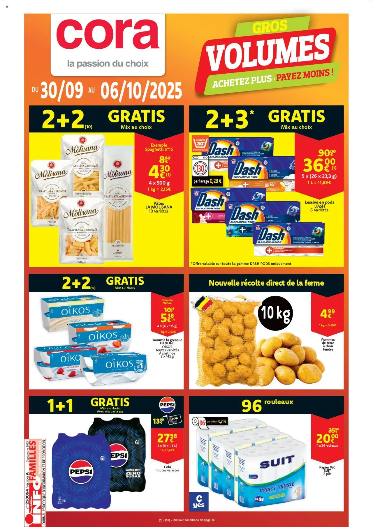 Cora shop Folder de la semaine 40 geldig vanaf 30/09/2025 - Paginanummer 1
