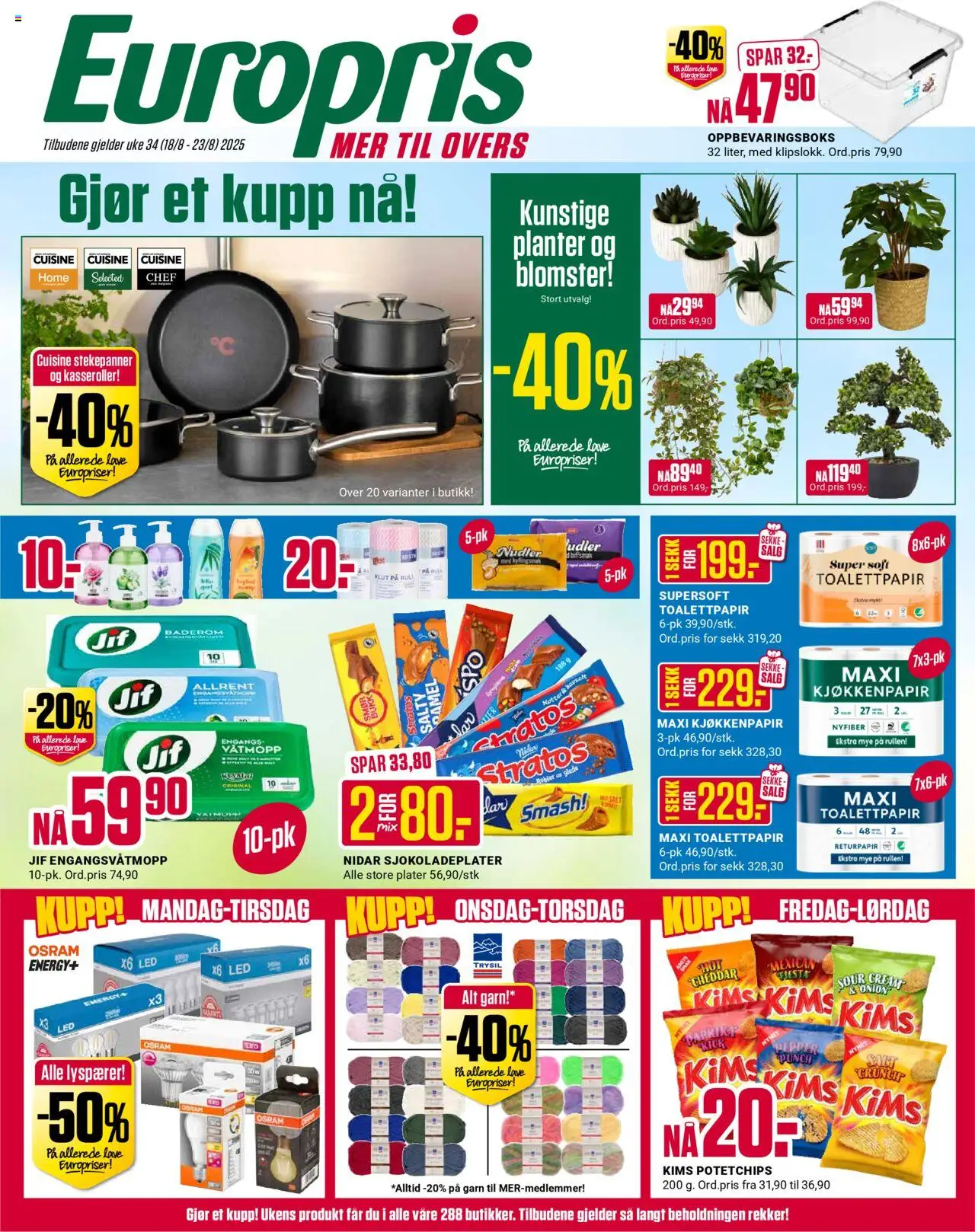 Kundeavis Europris gyldig fra 18/08/2025 - Sidenummer 1