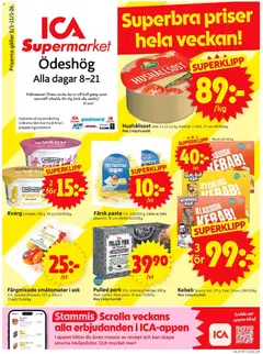 Förhandsgranska reklamblad Ödeshög från butik ICA Supermarket gäller från 05/01/2026
