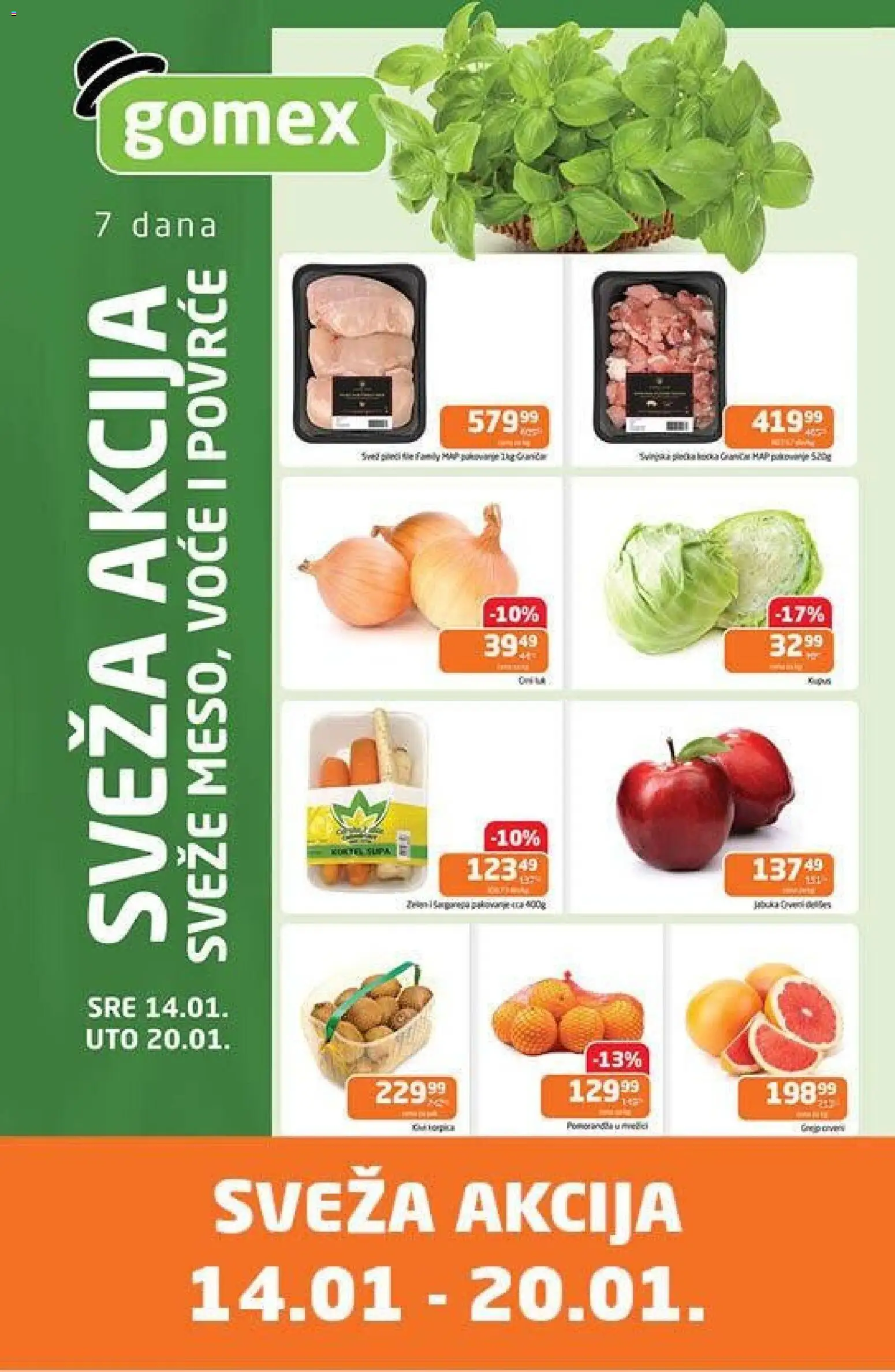 Pregled Gomex kataloga - važi od 14.01.2026