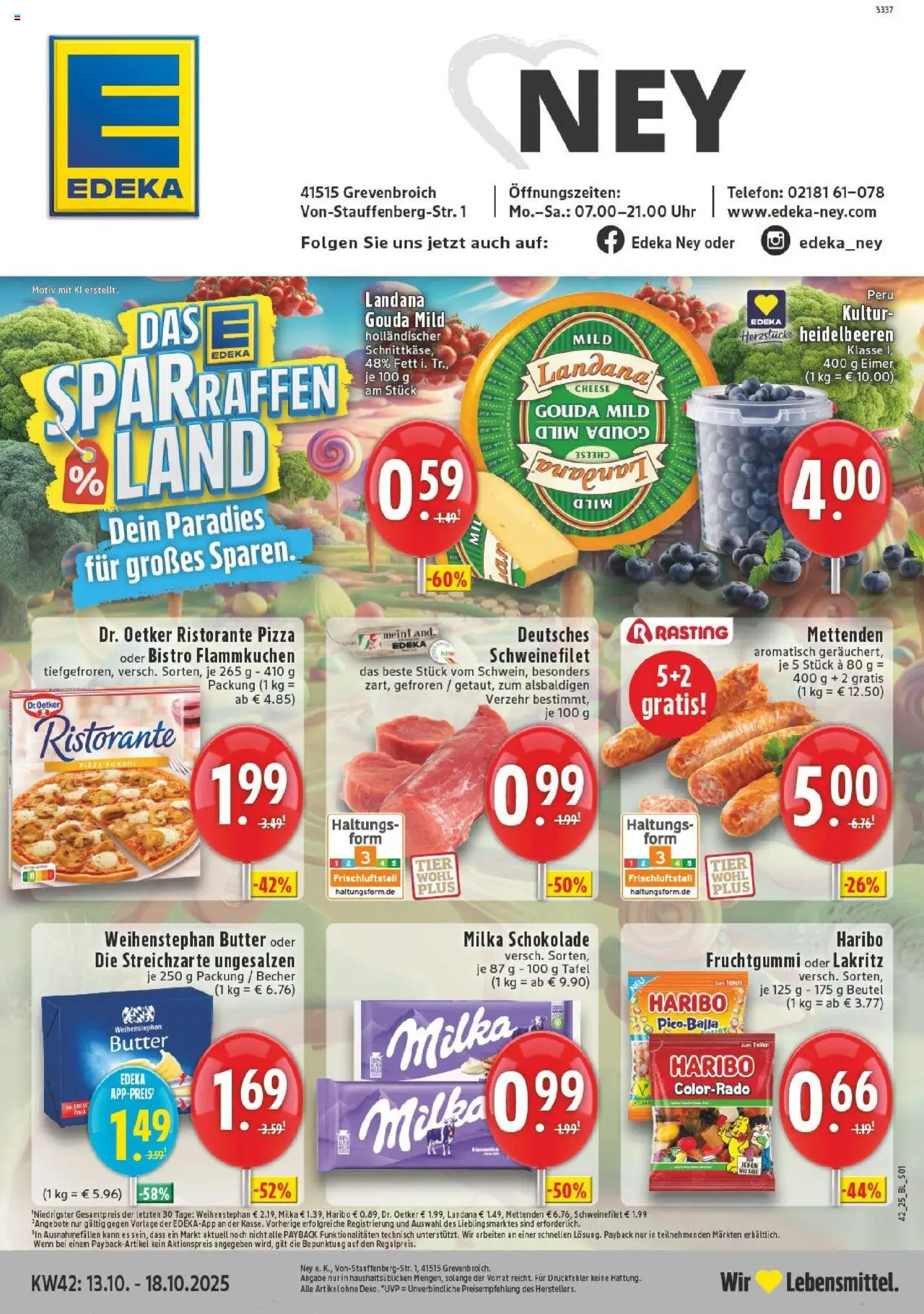 EDEKA Prospekt ab 13.10.2025 - Prospekt Grevenbroich-Südstadt Online