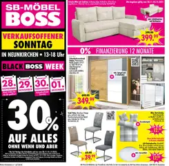 Vorschau von dem Prospekt des Geschäftes SB Möbel Boss, gültig ab dem 28.11.2025