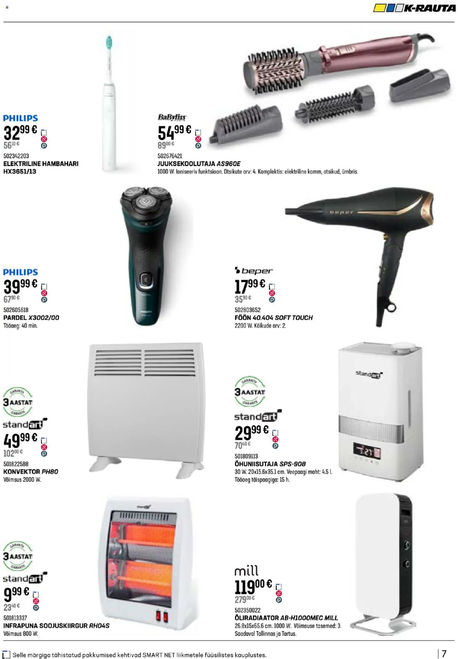 K-Rauta kliendilehe eelvaade alates 2026.01.07