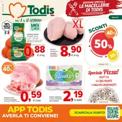 Anteprima dell'opuscolo Volantino Macelleria dal negozio Todis valido da 08/01/2026
