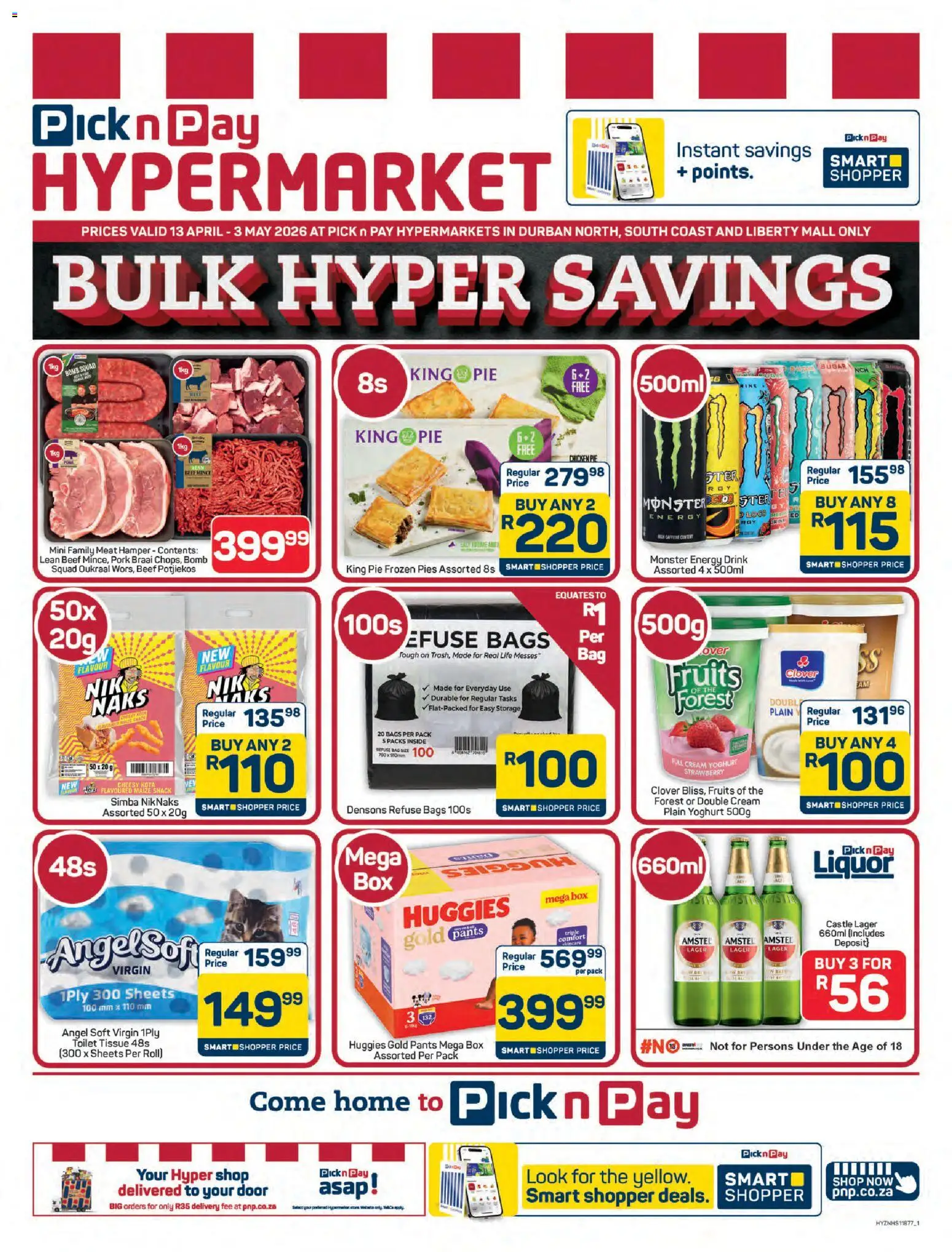 Preview of Pick n Pay flyer valid from 13/04/2026