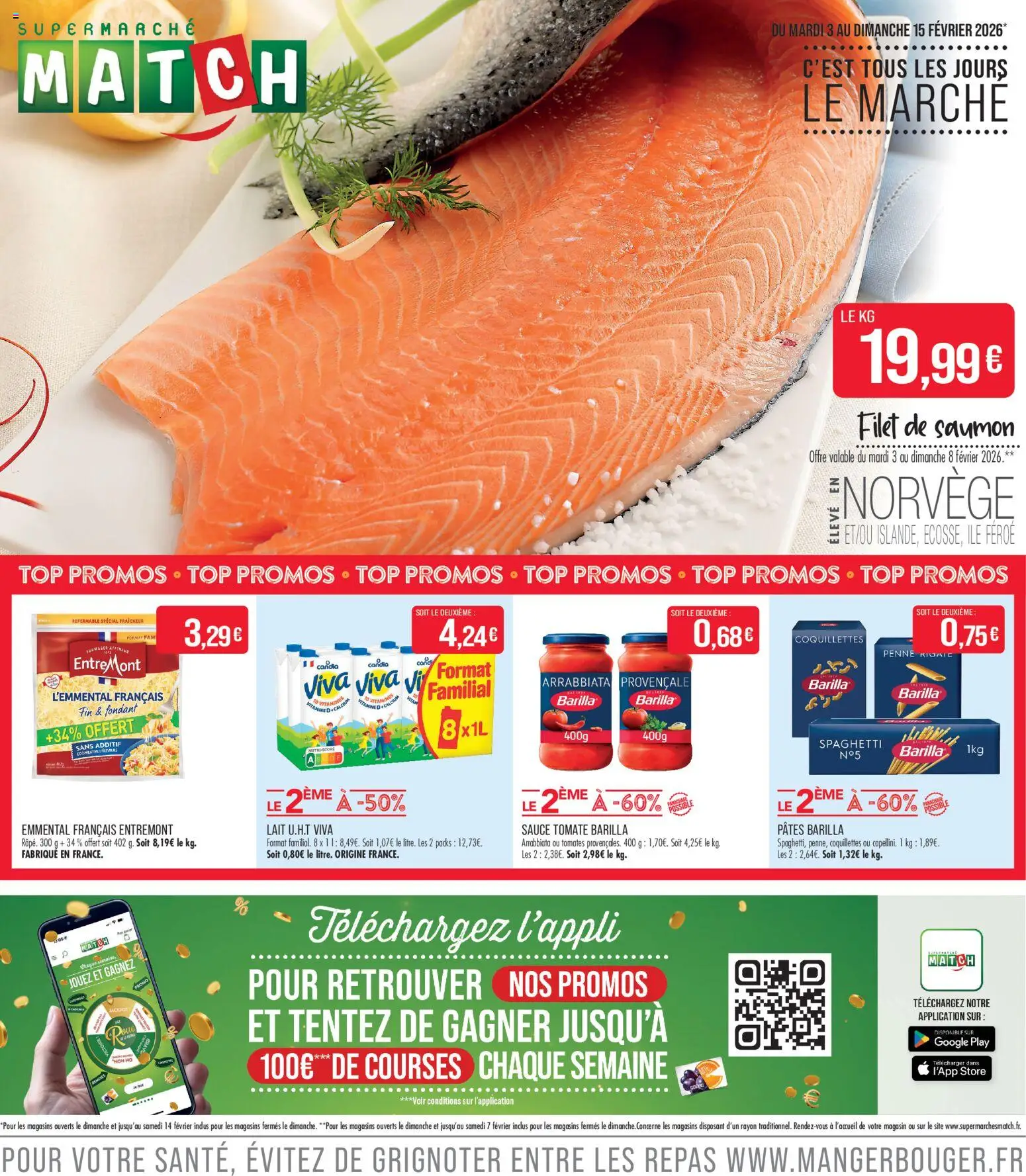 Prévisualisation de C'est tous les jours le marché | Meaux du magasin Match Supermarché formulaire valide 03/02/2026