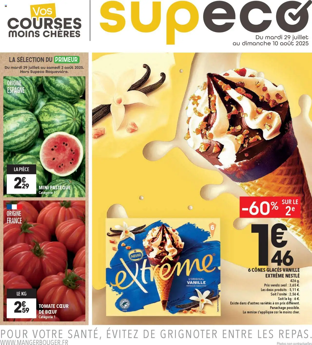 Catalogue de la boutique Supeco valable du 29/07/2025 - Page numéro 1