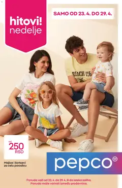 Pregled Pepco kataloga - važi od 23.04.2026