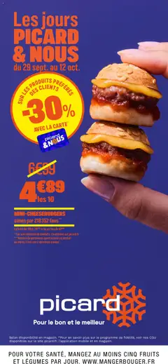 Prévisualisation de Catalogue les jours picard & nous du magasin Picard formulaire valide 29/09/2025