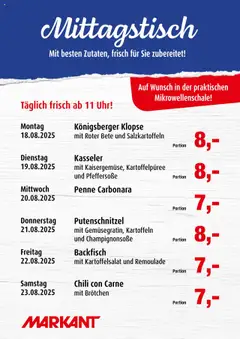Vorschau von dem Prospekt des Geschäftes Markant, gültig ab dem 18.08.2025