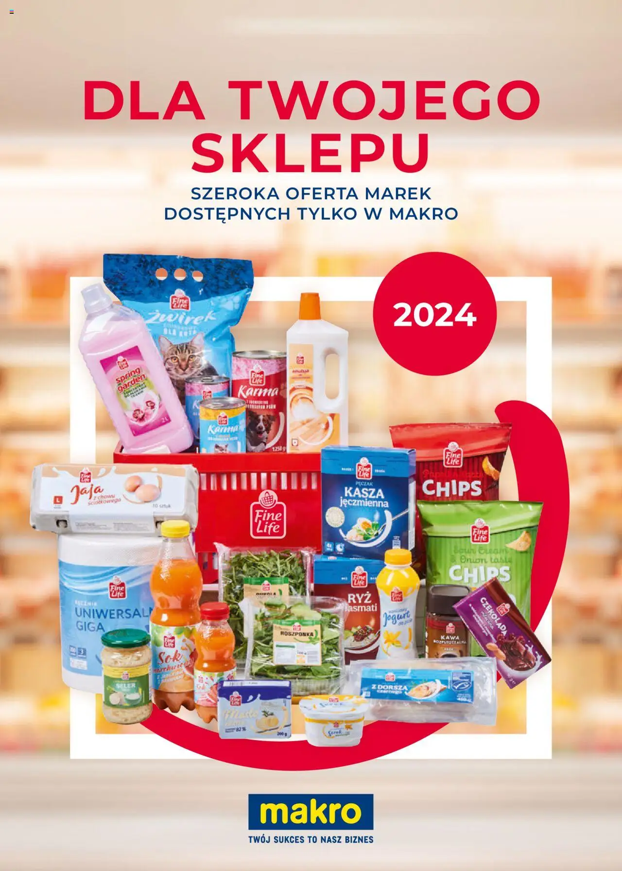Pogląd gazetki "Katalog marek własnych dla właścicieli sklepów" ze sklepu Makro ważnej od 18.04.2024 - Kawa, Czekolada, Roszponka, Kasza, Jogurt