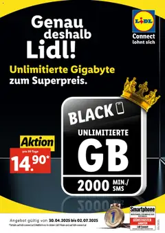 Vorschau der Angebote: Lidl Connect gültig ab 30.04.2025