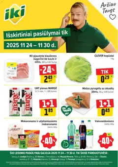 IKI parduotuvės leidinio Leidinys -Išskirtiniai pasiūlymai tik galiojančio nuo 2025.11.24 peržiūra