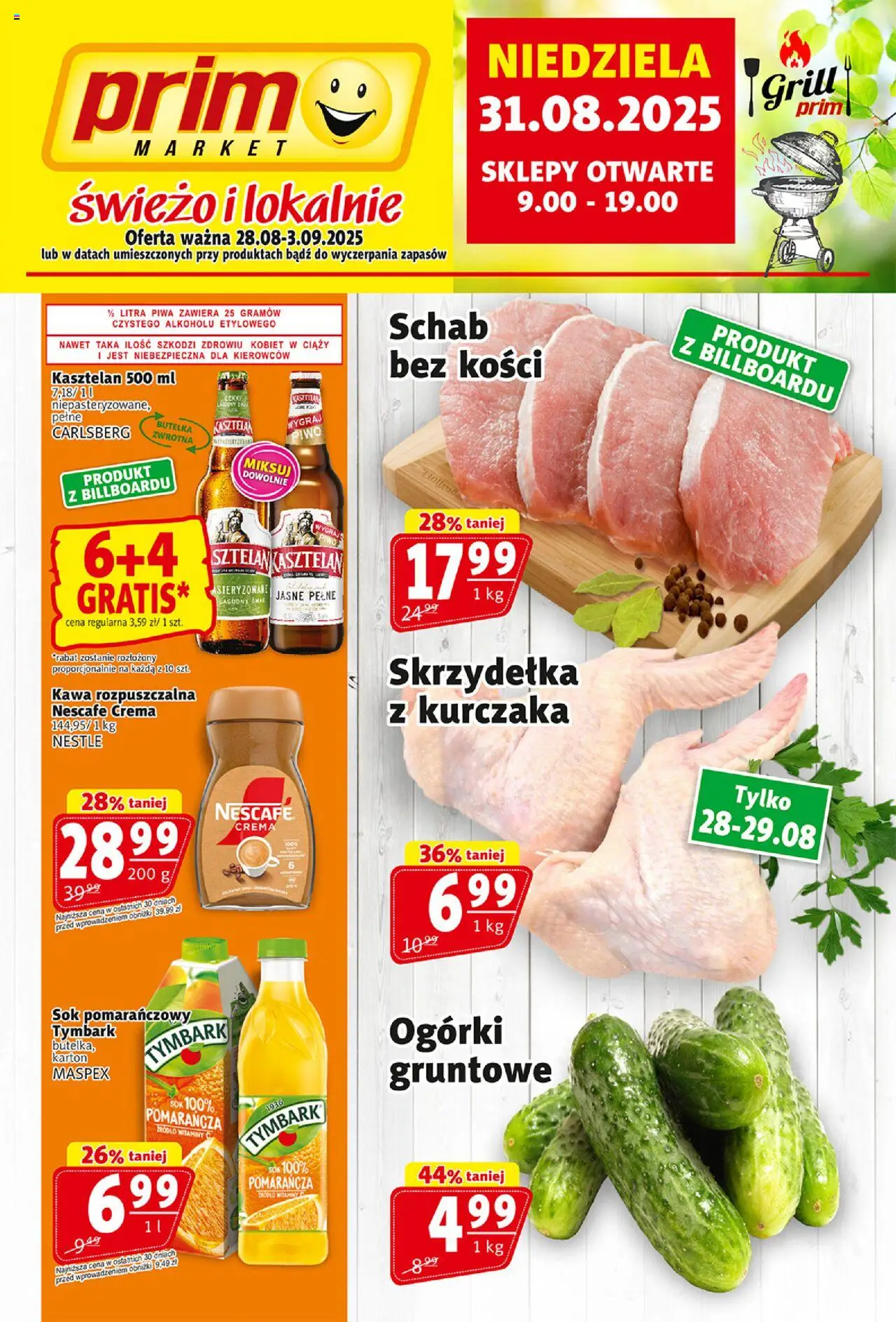 Prim Market Gazetka od 28.08.2025 - Nowa Gazetka - Numer strony 1