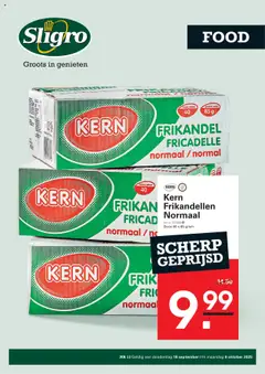 Voorbeeld van Folder van winkel Sligro geldig vanaf 18-09-2025