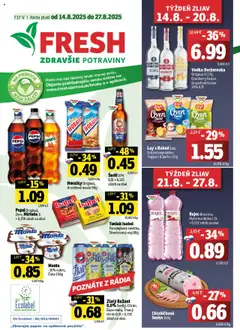 Náhľad Fresh letáku platného od 14.08.2025