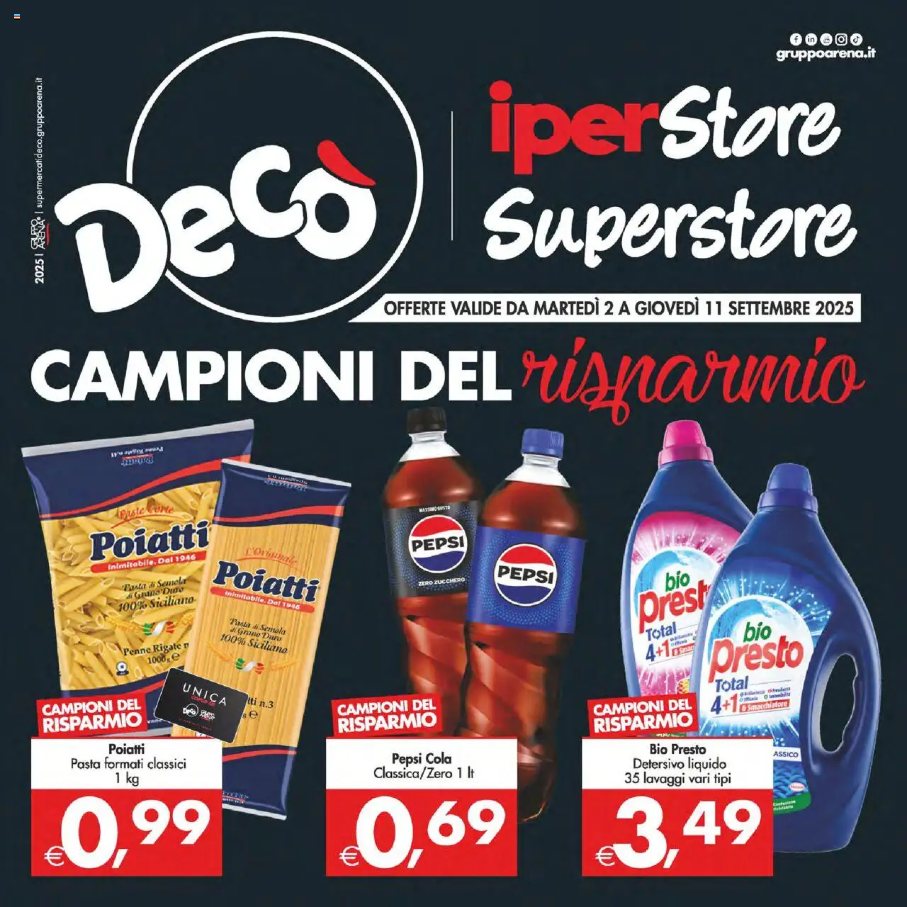 Volantino Decò valido da 02/09/2025 numero di pagina 1