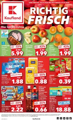 Vorschau von dem Prospekt des Geschäftes Kaufland, gültig ab dem 02.01.2026