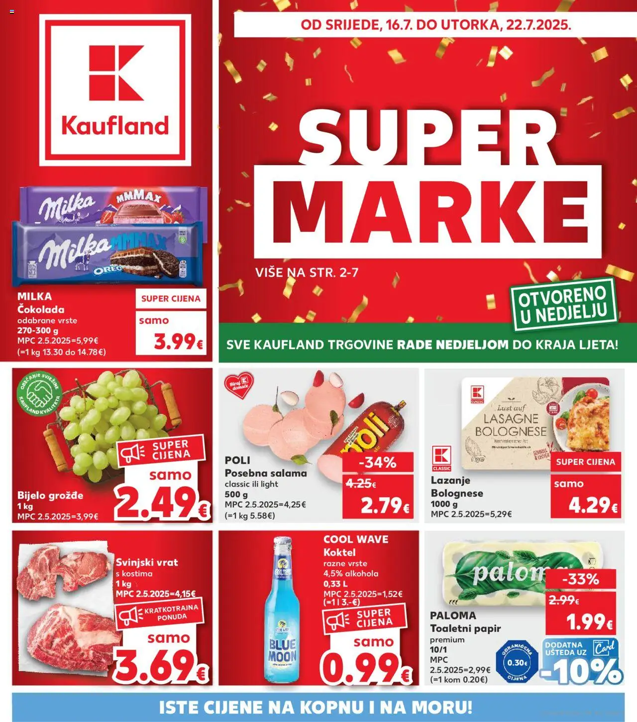 Kaufland HR aktuális szórólap, érvényes 2025.07.16.-től - 1 oldal