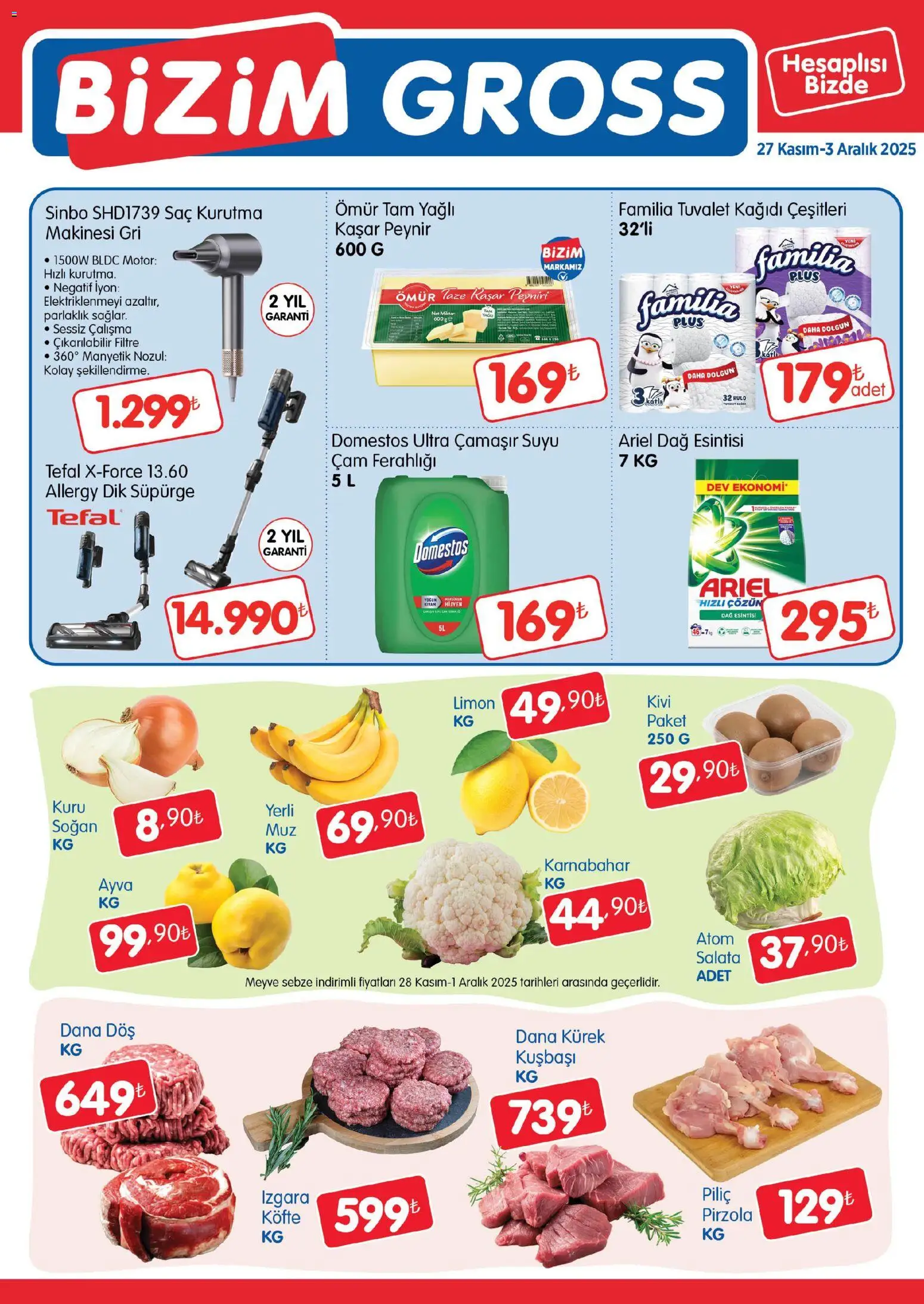 Bizim Toptan Bizim Gross Fırsat Bülteni 27.11.2025 - Broşürünün önizlemesi