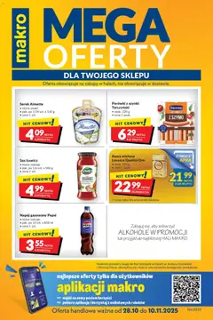 Pogląd gazetki "Mega oferty dla Twojego Sklepu" ze sklepu Makro ważnej od 28.10.2025