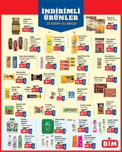 BİM İndirimli Ürünler 28.11.2025 - Broşürünün önizlemesi