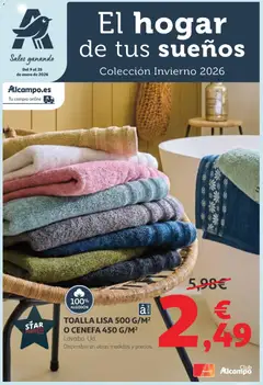 Vista previa del folleto de la tienda Alcampo válido desde el 09/01/2026 
