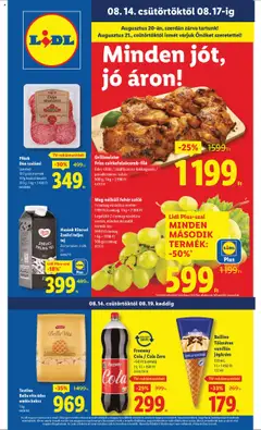 Lidl - Akciós újság Lidl megtekintése, amely érvényes 2025.08.14.-től