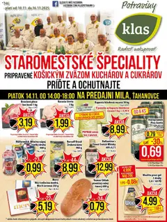 Náhľad Klas letáku platného od 10.11.2025