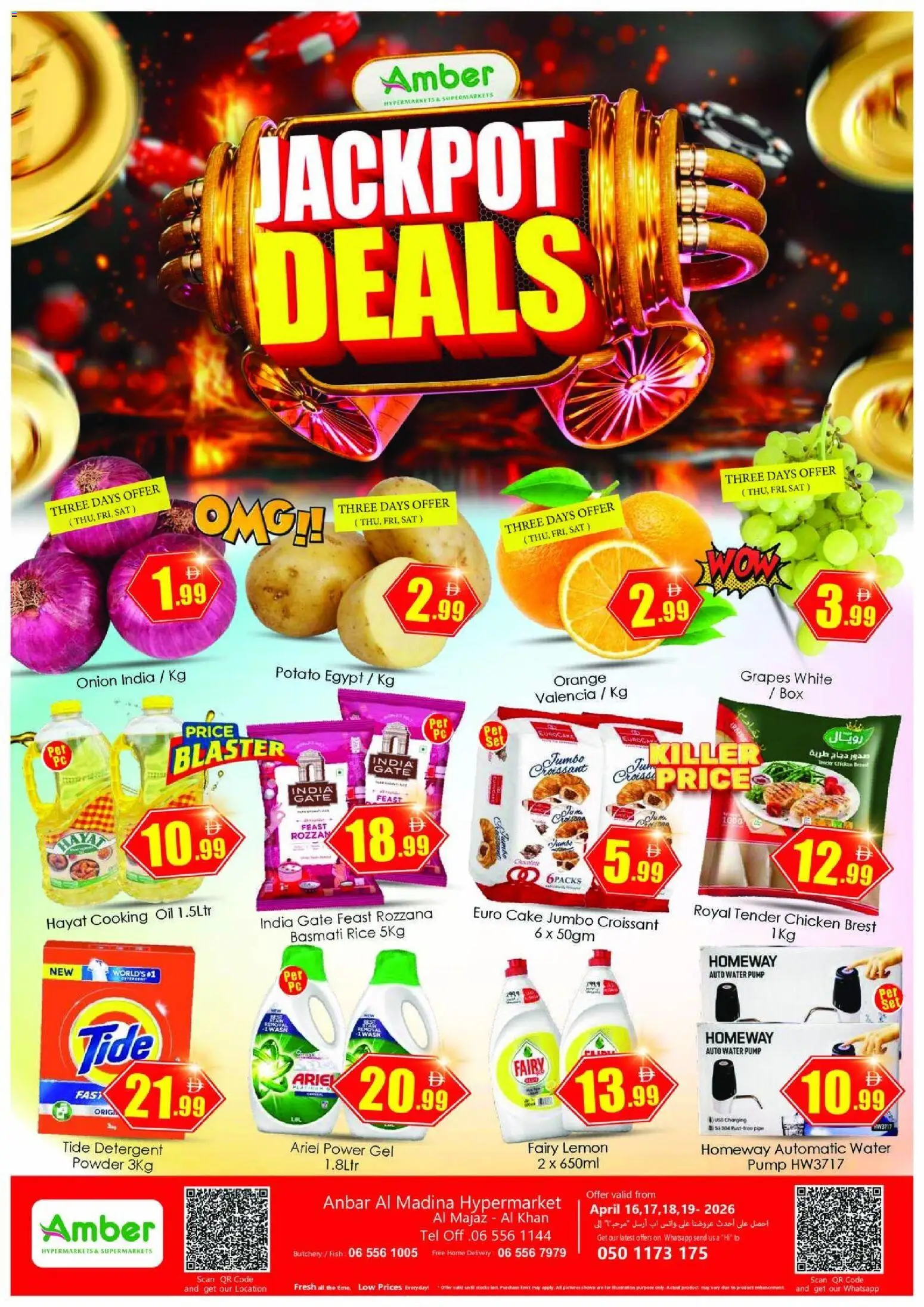 Preview of the catalogue Amber catalogue - jackpot deals of store Amber valid from 16 Apr, 2026