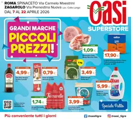 Anteprima dell'opuscolo Oasi volantino Superstore Roma, Zagarolo dal negozio Oasi valido da 07/04/2026