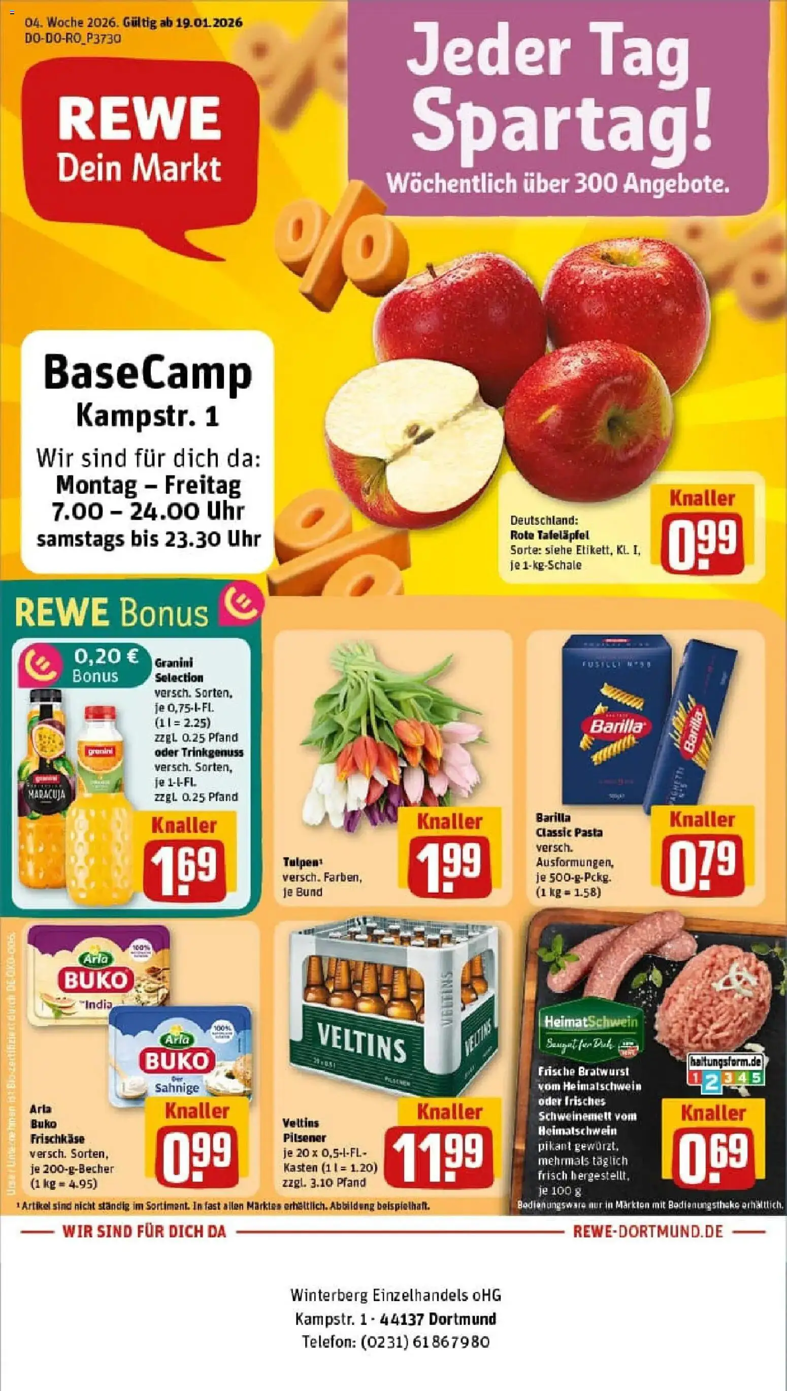 Vorschau von dem Prospekt des Geschäftes Rewe, gültig ab dem 19.01.2026