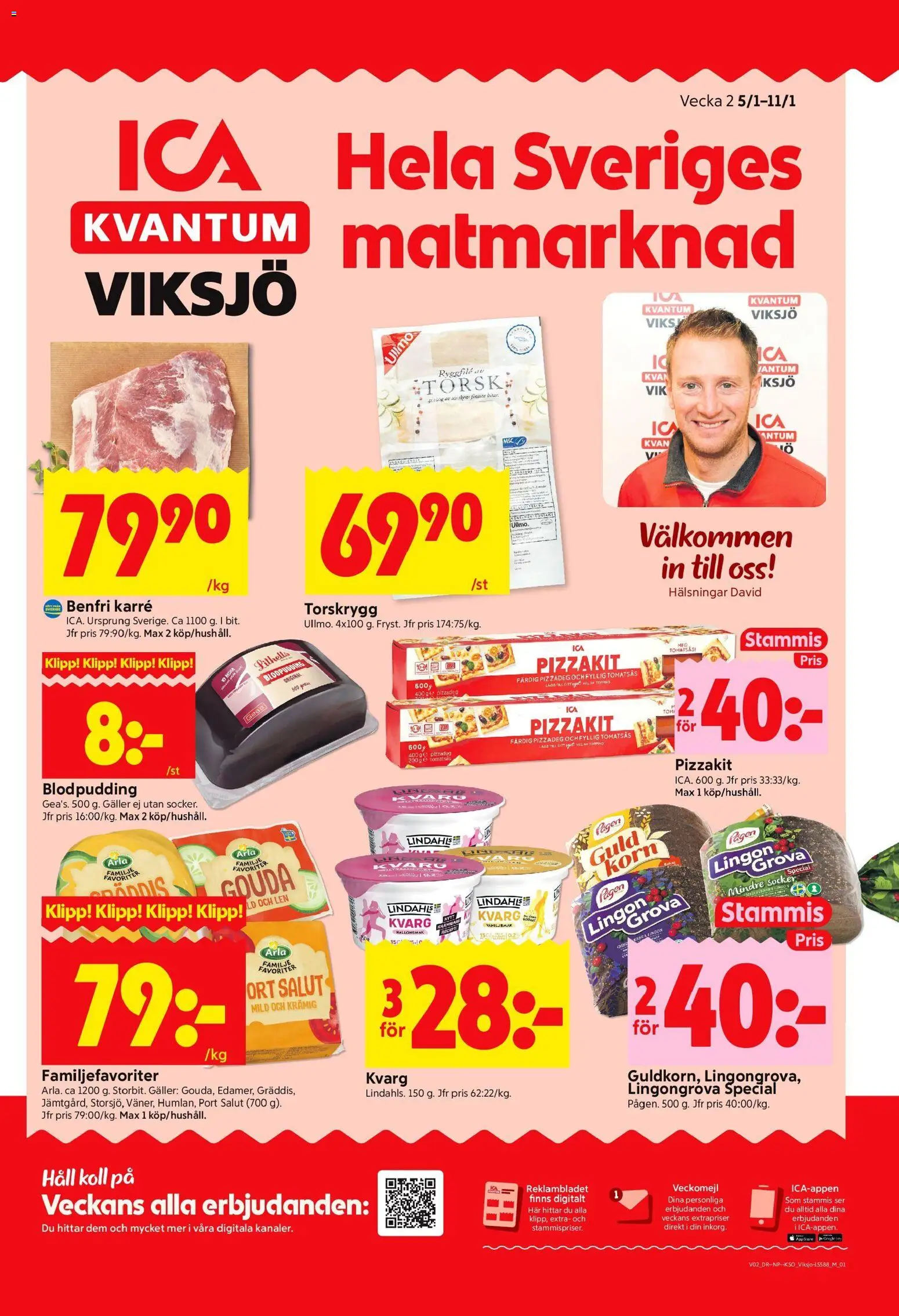 Förhandsgranska reklamblad Järfälla från butik ICA Kvantum gäller från 05/01/2026