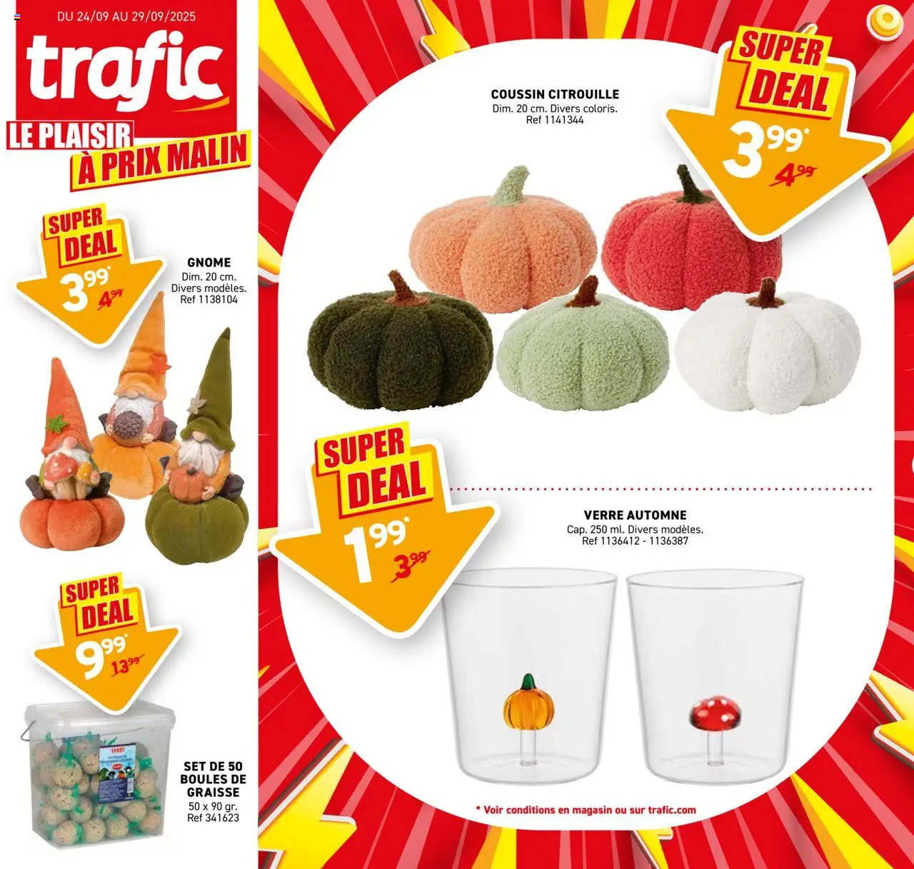 Trafic shop Publicité geldig vanaf 24/09/2025 - Paginanummer 1