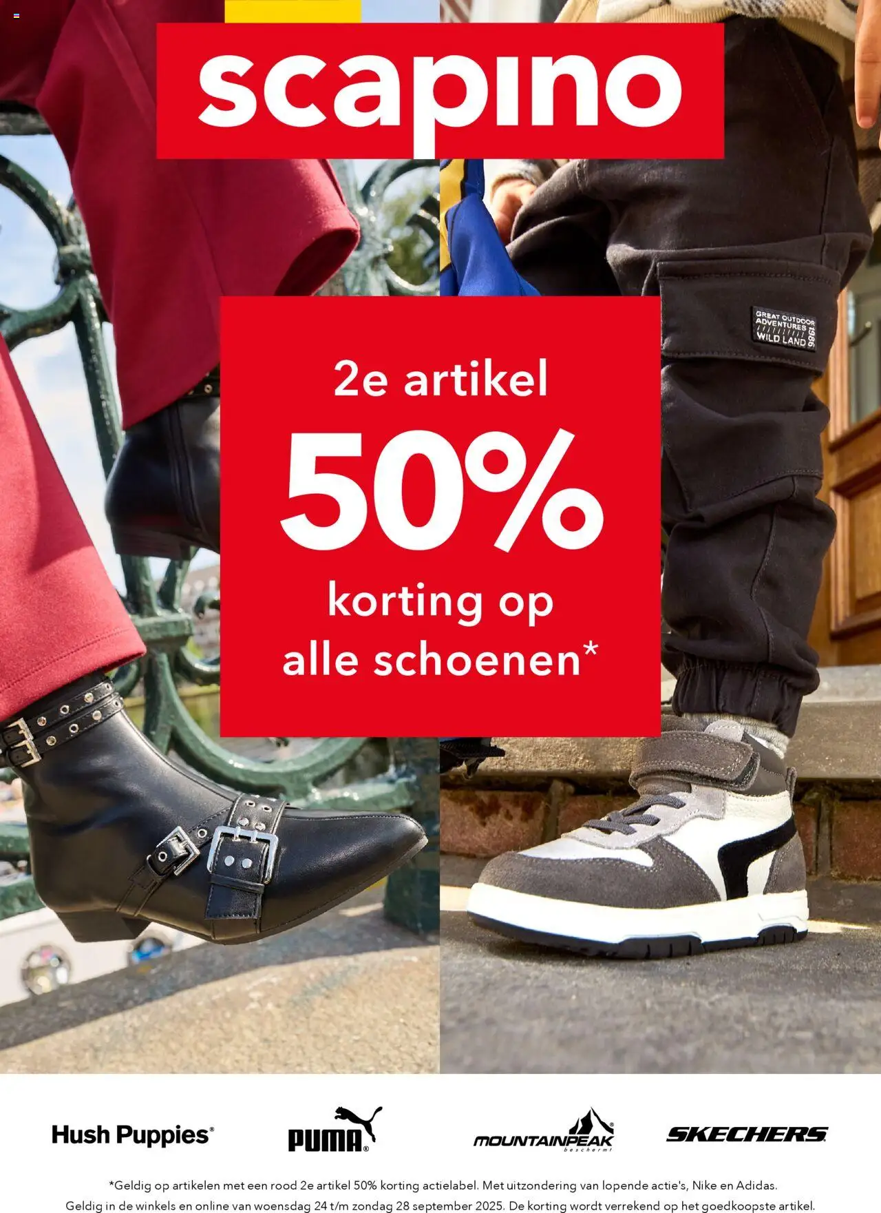 Scapino shop Extra Leaflet 50Schoenen DEF geldig vanaf 24-09-2025 - Paginanummer 1