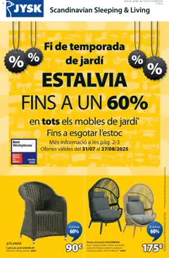 Vista previa del folleto de la tienda JYSK válido desde el 31/07/2025 