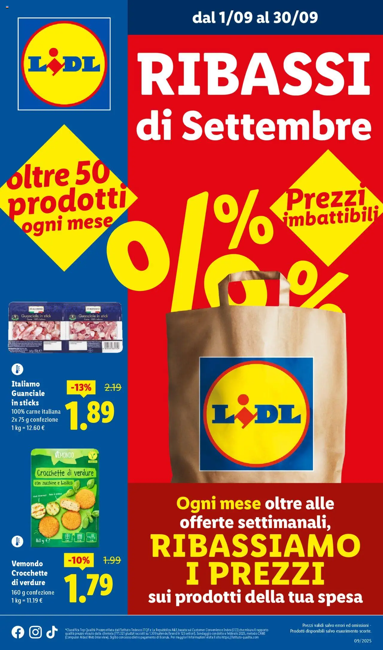 Volantino Lidl valido da 28/08/2025 numero di pagina 1