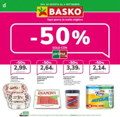 Anteprima dell'opuscolo Attuale volantino dal negozio Basko valido da 19/08/2025