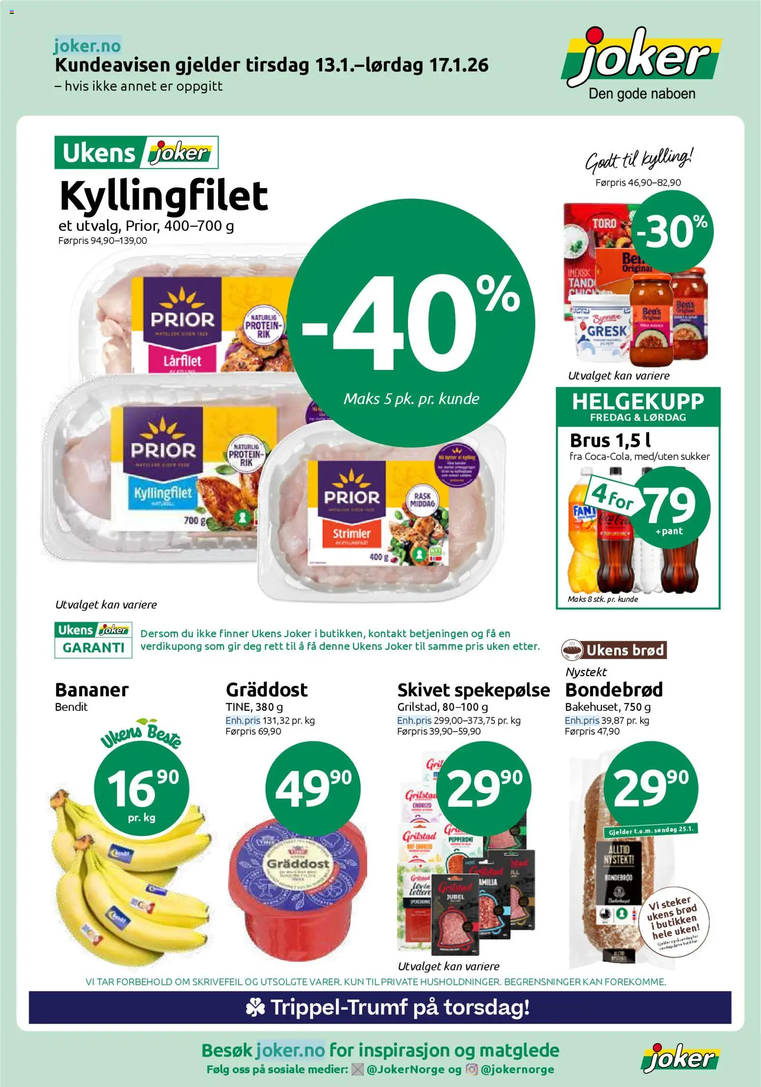 Forhåndsvis Kundeavis fra butikk Joker gyldig fra 13/01/2026