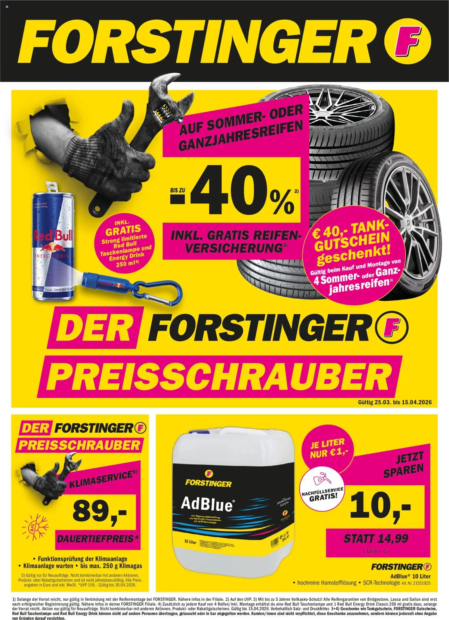 Vorschau der Angebote: Forstinger Forstinger Flugblatt gültig ab 25.03.2026