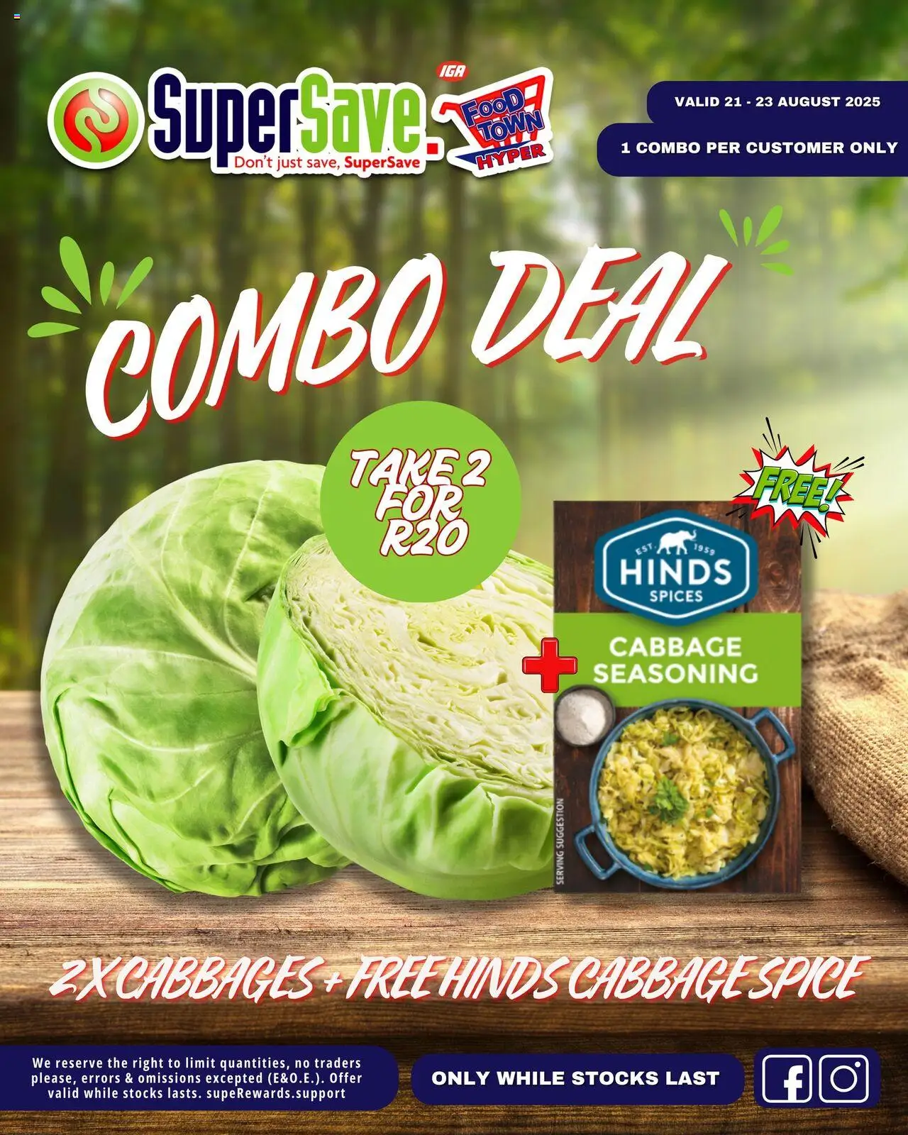 Super Save Produce Specials from 21/08 - 23/08/2025 > Promotions
