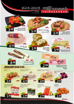 Grossi Toidukaubad kliendilehe eelvaade alates 16.03.2026