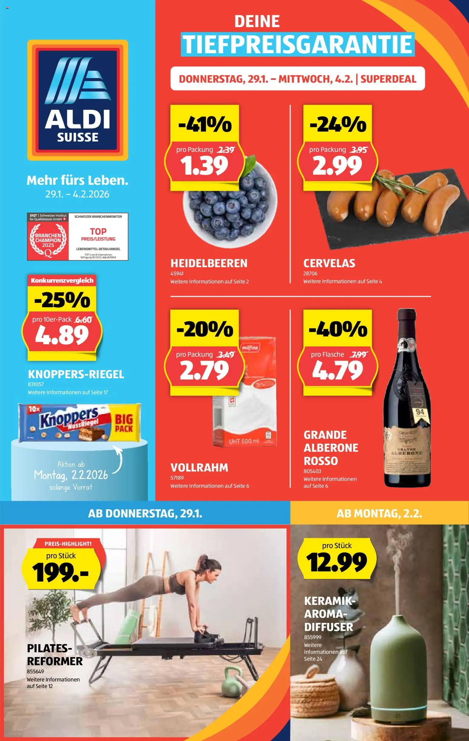 Vorschau des Merkblatts Aktionen vom Shop Aldi gültig von 29.01.2026 bis 04.02.2026 - Top