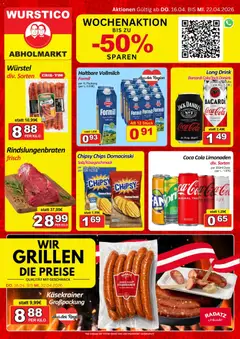 Vorschau der Angebote: Wurstico Abholmarkt Wurstico Abholmarkt Flugblatt gültig ab 16.04.2026
