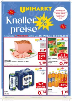 Vorschau der Angebote: Unimarkt Nord gültig ab 17.09.2025