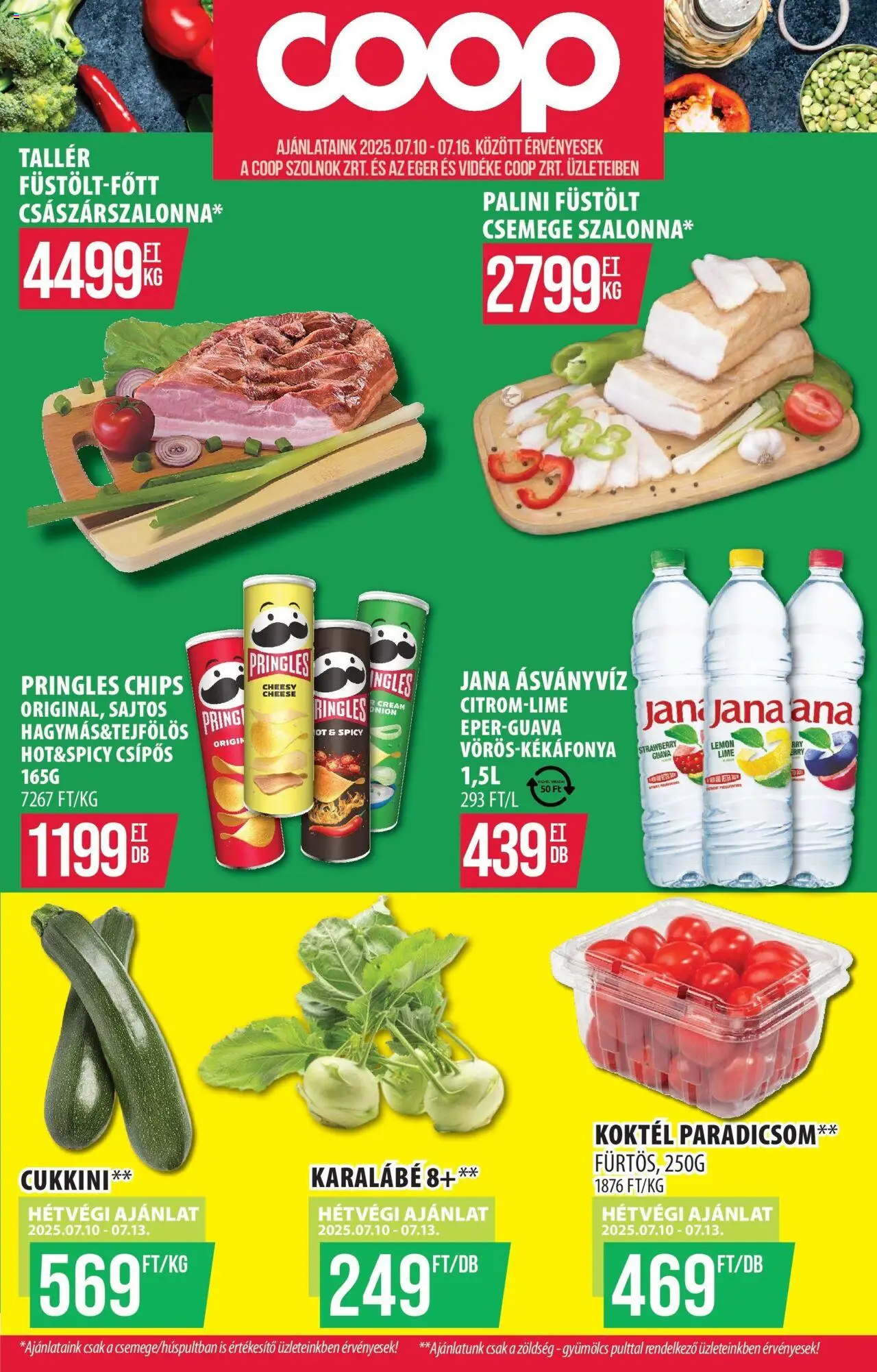 COOP Szolnok aktuális szórólap, érvényes 2025.07.10.-től - 1 oldal
