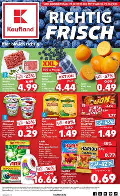 Vorschau von dem Prospekt des Geschäftes Kaufland, gültig ab dem 22.10.2025